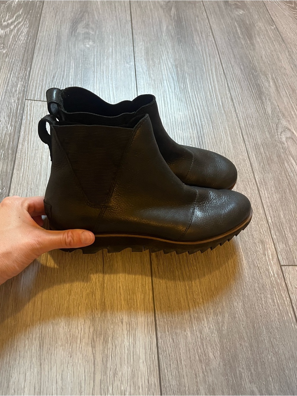 Sorel Women's Harlow Chelsea boots Black Size 6.5 - Picture 9 of 9